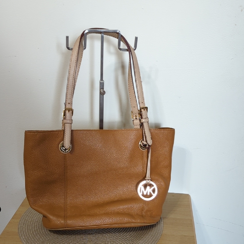 Michael Kors Tan Leather Tote Bag